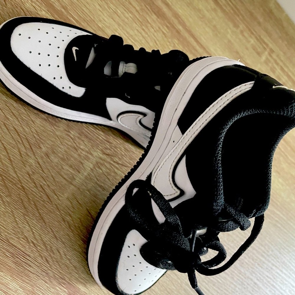 🖤 Nike Air Force 1 LV8 2 "Black/White" Toddler Kids' Shoe